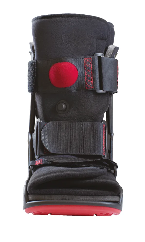 Botte de marche DonJoy Nextep Xcel Air courte, de face sur fond blanc