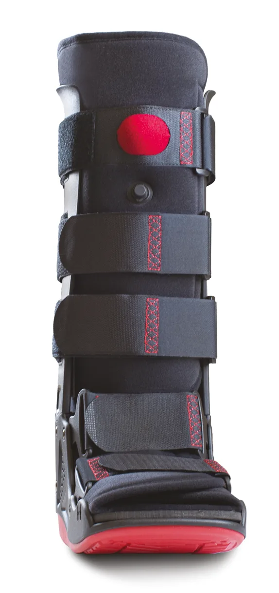 Botte de marche DonJoy Nextep Xcel Air haute, de face sur fond blanc