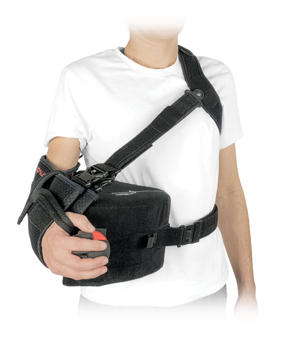 Attelle d'épaule DonJoy UltraSling Pro ER, coussin en rotation externe 15°